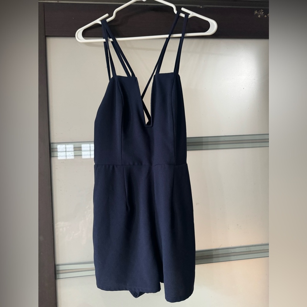Solemio Navy Romper